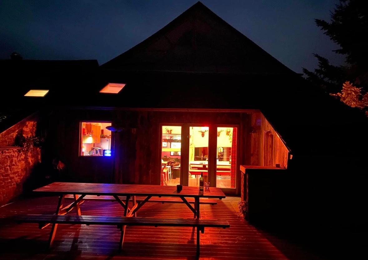 Terrasse de nuit